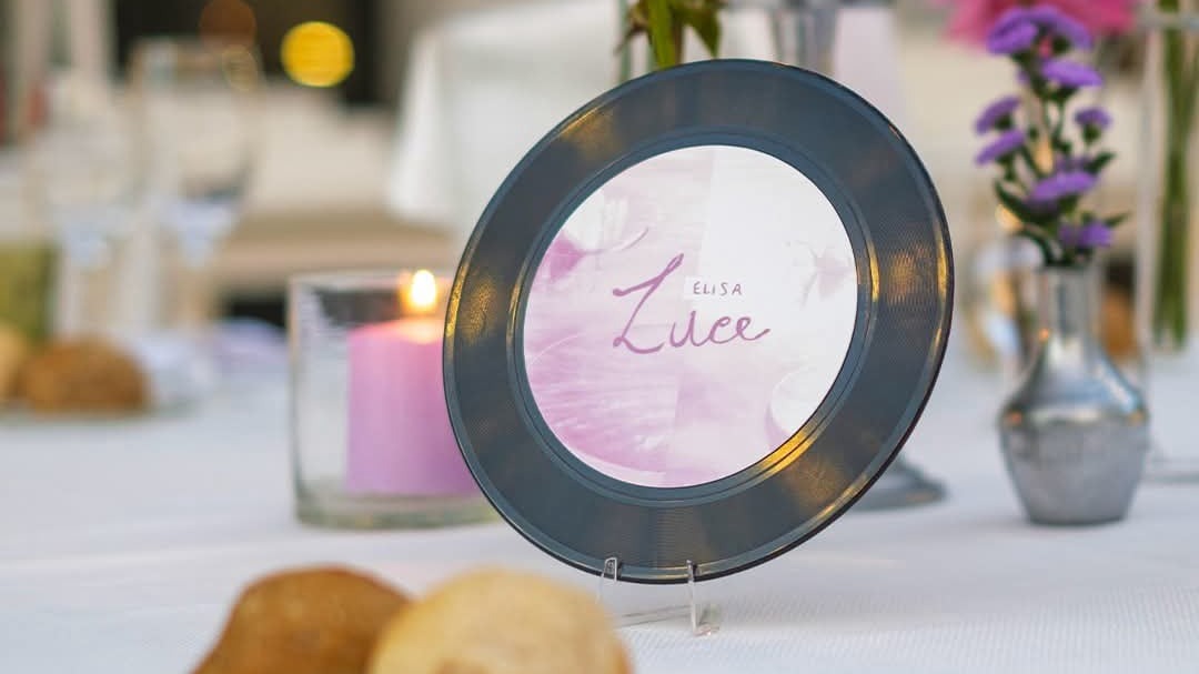 Design su Misura Stampa Tableau de Mariage Ivrea